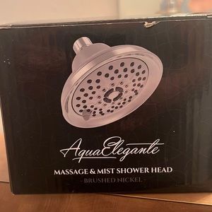 New in Box Agua Elegante Massage and Mist Shower Head